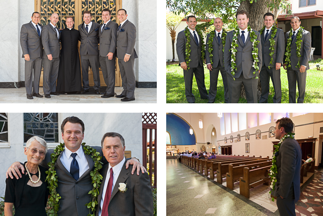 groomsmen before ceremony